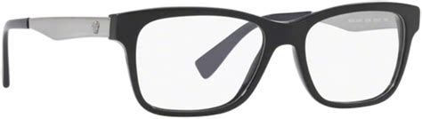 versace ve 3245 black|Versace VE3245 Eyeglasses Black / Clear Lens .